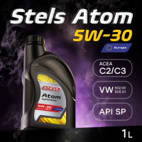 как выглядит масло моторное stels atom euro sae 5w30 1л на фото