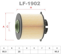 как выглядит фильтр топливный lynxauto lf-1902 на фото