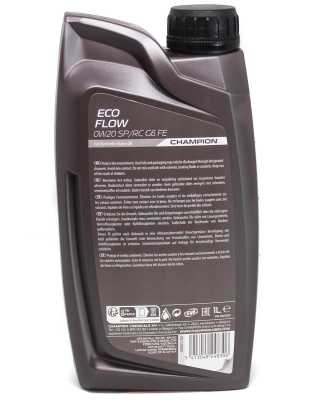ECO Flow 0W20 SP RC G6 FE_2 ECO Flow 0W20 SP RC G6 FE_2