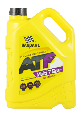 как выглядит bardahl atf multi 7 gear 5l (авт. транс. синт. масло) на фото