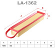 LYNXauto Фильтр воздушный LA1362